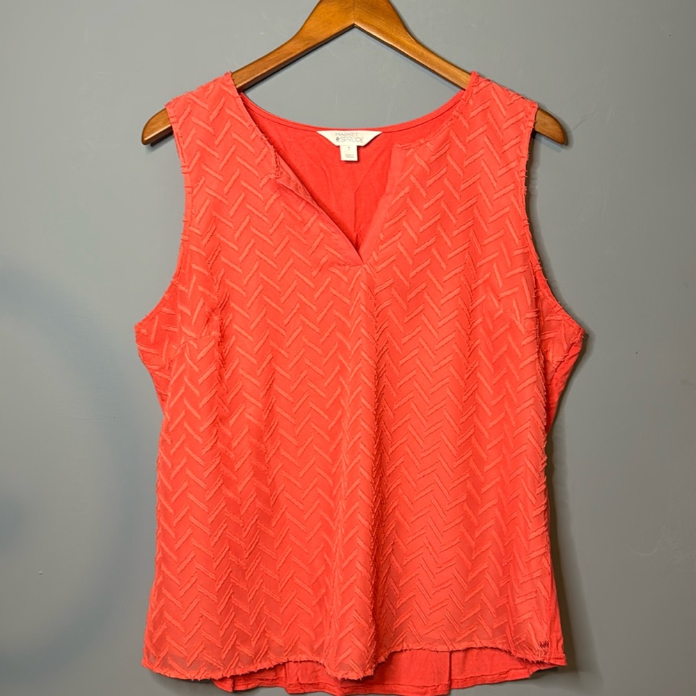 Market and Spruce sleeveless blouse. Size XL